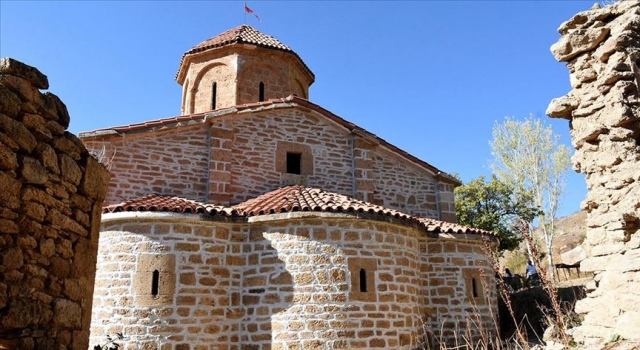670 yıllık İmera Manastırı'nda kısmi restorasyon tamamlandı