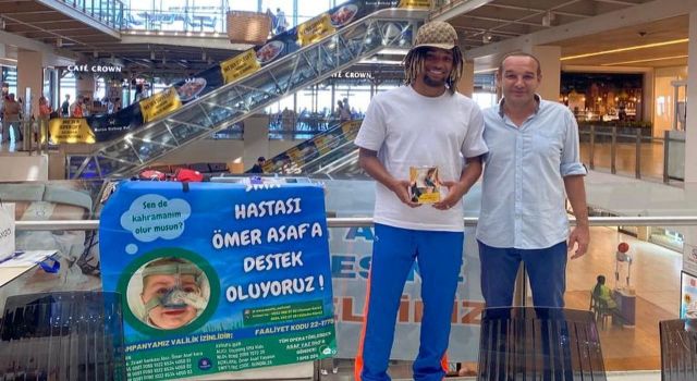 Galatasaray’ın Yıldızından Gümüşhaneli Ömer Asaf’a Destek