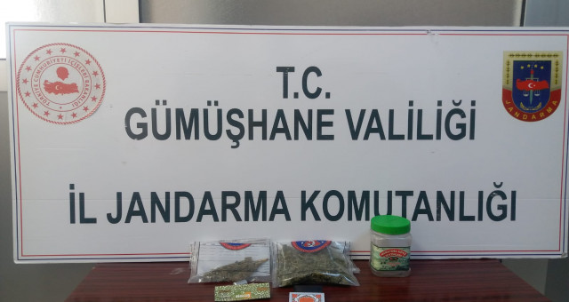 Torul Jandarma'dan Uyuşturucu Operasyonu