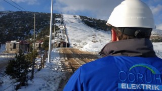 Çoruh EDAŞ, Zigana Kayak Merkezi’nin elektrik şebekesini yeniledi