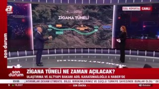 Ulaştırma ve Altyapı Bakanından Zigana Tüneli Açıklaması