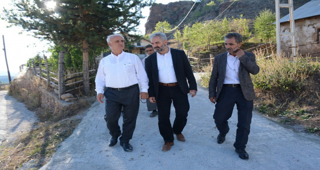 İl Genel Meclisi Başkanı Erdoğdu'nun köy ziyaretleri devam ediyor