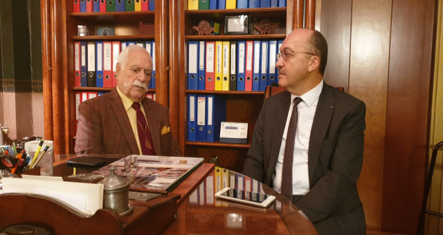 Gümüşhane Üniversitesi Rektörü Prof. Dr. Halil İbrahim Zeybek Rafet Ataç ile Buluştu